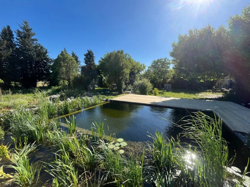 Piscine naturelle et bassin de baignade à Pernes-les-Fontaines